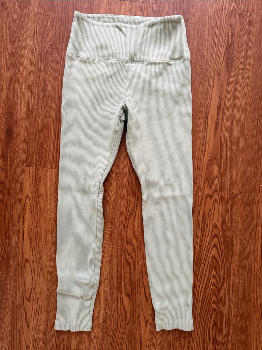 PINK Victoria's Secret Ribbed Leggings in Sage